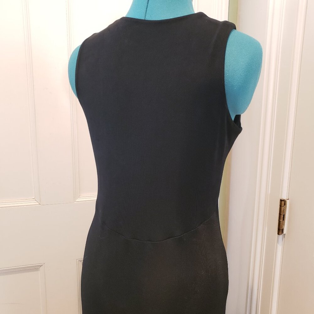 Vintage 90s Y2K Black maxi slip empire waist dress - Picture 8 of 11
